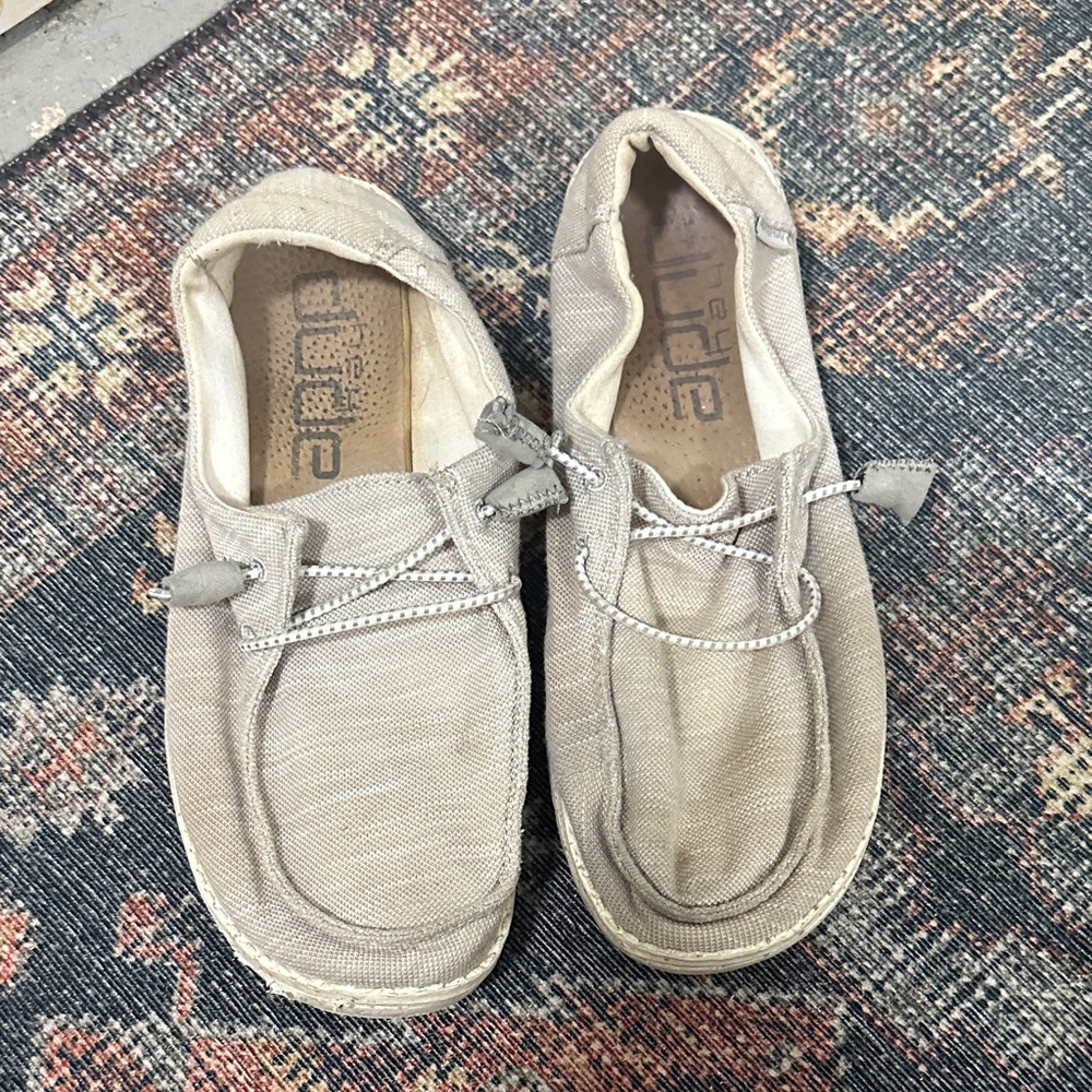 Hey Dude Men's Light Brown Loafers